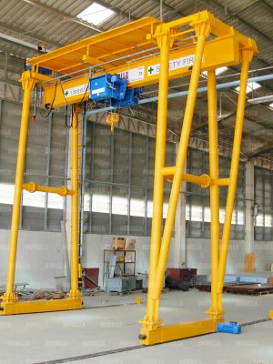 เครนสนามแบบขาสูง2ข้าง ชนิดคานเดี่ยว Gantry crane of Single girder