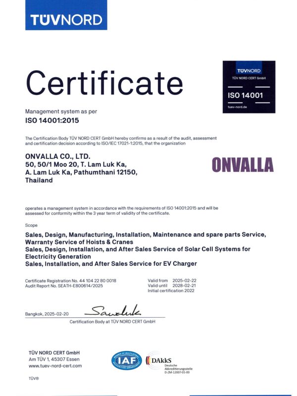 ISO 14001 15 RC - CERTIFICATE ONVALLA (DAkkS) Rev1