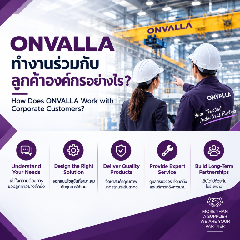 ONVALLA ทำงานร่วมกับลูกค้าองค์กรอย่างไร